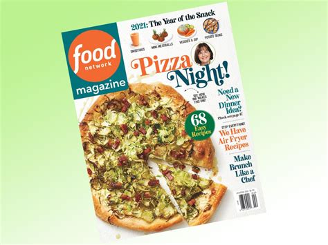 Food Network Magazine: January/February 2021 Recipe Index.